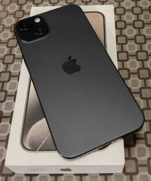 APPLE IPHONE 15 PLUS BLACK LIBERADO DE FABRICA 256GB